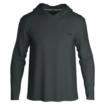 BOSS Waffle Hoodie D1 Mørkgrøn  X-Large Herre