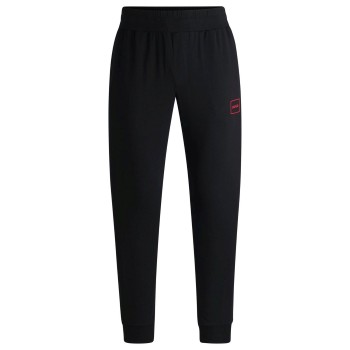 HUGO Laze Pants D1 Sort bomuld Large Herre