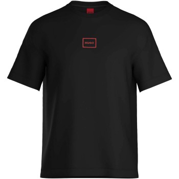HUGO Laze T-Shirt D1 Sort bomuld Small Herre
