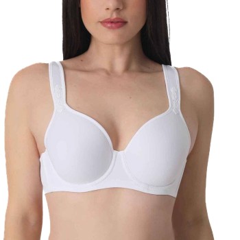 sassa BH Beautiful Embroidery Spacer Bra Hvid polyamid C100 Dame