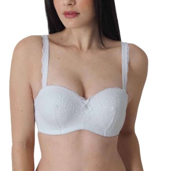 sassa BH Dirndl Lace Balconette Bra Hvid polyamid B 85 Dame