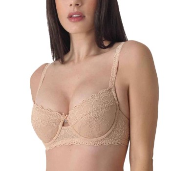 sassa BH Dirndl Push-Up Lace Bra Beige polyamid C 75 Dame