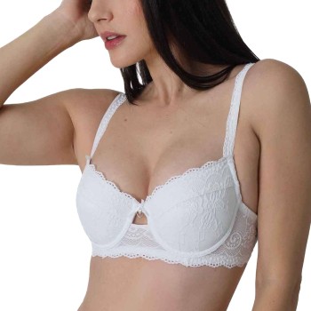sassa BH Dirndl Push-Up Lace Bra Hvid polyamid C 75 Dame
