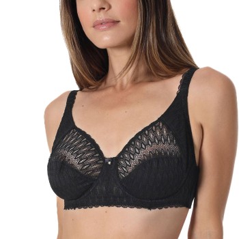 sassa BH Feminine Micro Underwired Bra Sort polyamid F 95 Dame