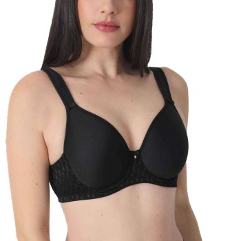 sassa BH Graphical Jacquard Spacer Bra Sort polyamid E 90 Dame