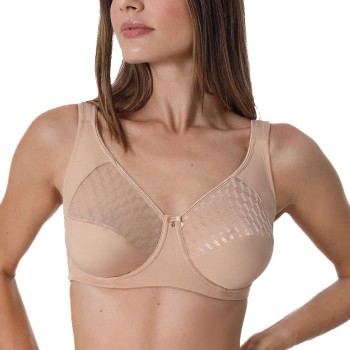 sassa BH Graphical Jacquard Underwired Bra Beige polyamid C100 Dame