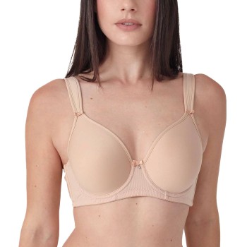 sassa BH Stripe Jacquard Spacer Bra Beige polyamid E 85 Dame