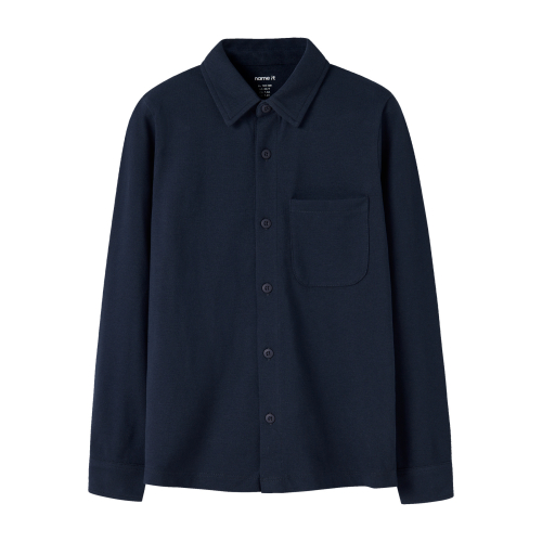 NAME IT Jersey Skjorte Ron Navy Blazer