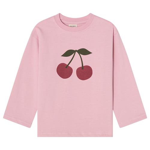 Kuling Granada LS T-Shirt Heavy Cotton Dusty Pink Cherry Dusty Pink Cherry-86/92 cm  Lyserød  86/92 cm  unisex