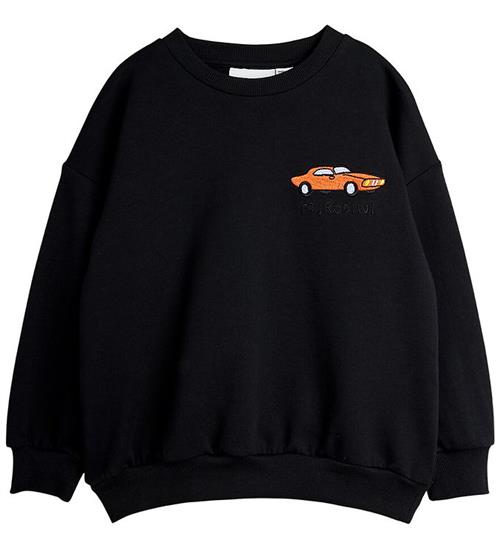 Mini Rodini Sweatshirt - Car - Sort