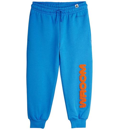 Mini Rodini Sweatpants - Wroom Chenille - Blå