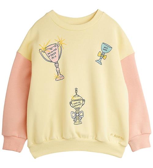 Mini Rodini Sweatshirt - Trophies - Gul