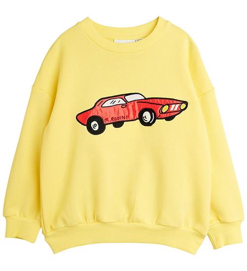 Mini Rodini Sweatshirt - Car Application - Gul