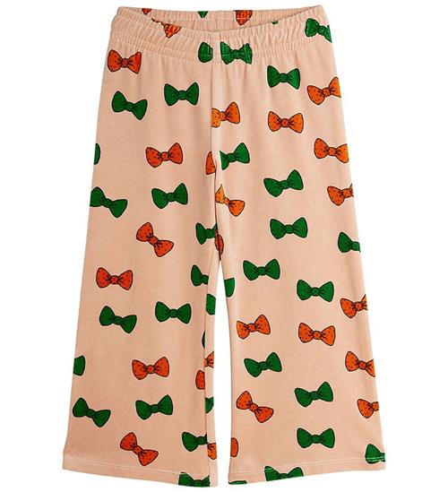 Mini Rodini Velourbukser - Bows AOP - Pink