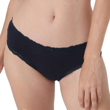 sassa Trusser Bamboo Jacquard Panty Marineblå viskose 40 Dame