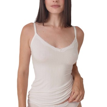 sassa Sassa Bamboo Jacquard Top Benhvid viskose 42 Dame