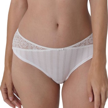 sassa Trusser Natural Stripe Panty Benhvid viskose 42 Dame