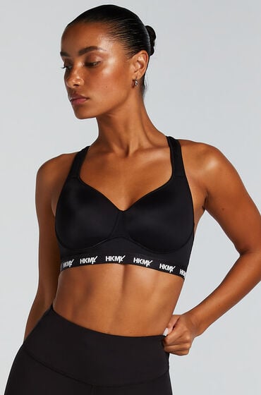 Hunkemöller HKMX Sport bh The All Star Level 2 Sort