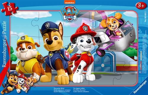 Ravensburger Paw Patrol Four Brave Rescuers 15P Mixed One Size  Hvid  One Size 3+ Years unisex