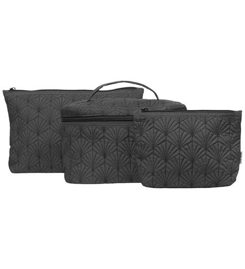 DAY ET Toilettasker - RE-Q Scallop - 3-pak - Obsidian