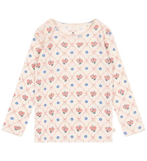 Konges Sløjd Bluse - Minnie - Fleur Decor m. Hulmønster