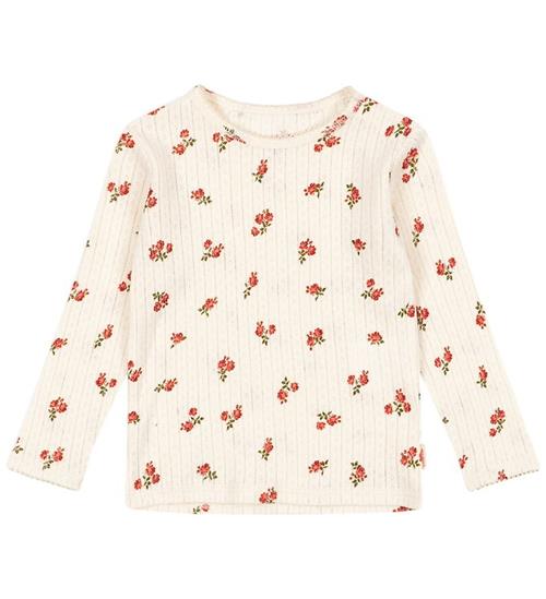Konges Sløjd Bluse - Minnie - Rosa Rouge m. Hulmønster