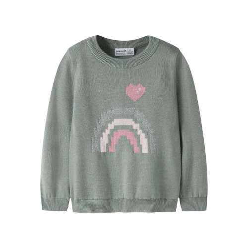 NAME IT Sweatshirt Lianto Green Milieu