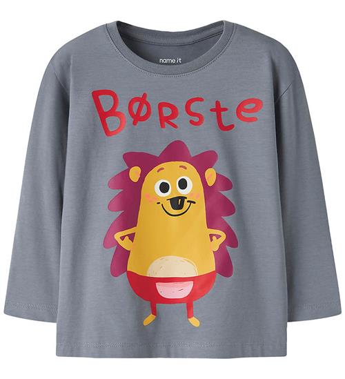 Name It Bluse - NmmAcai - Børste - Tradewinds