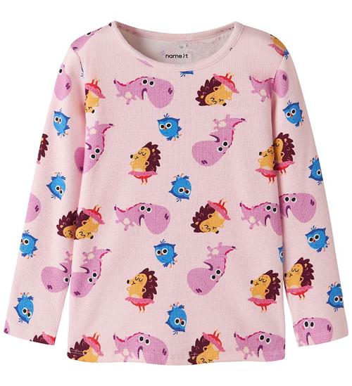 Name It Bluse - Rib - NkfAbesa - Børste - Cradle Pink