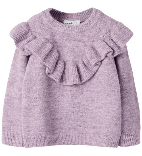 Name It Bluse - Strik - NmfSyla - Mauve Shadows
