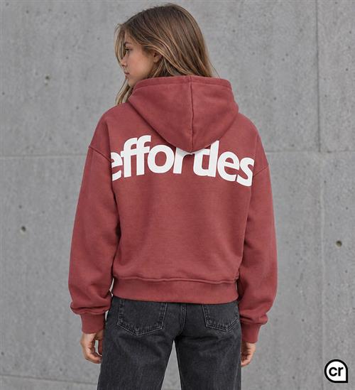 Hound Hættetrøje - HdGemma - Dark Rose m. Print